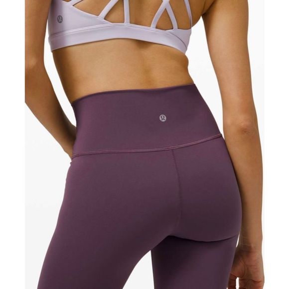 Lululemon Wunder Under High-Rise Tight 28" Luxtreme in Grape Thistle Size 8 - Picture 4 of 10